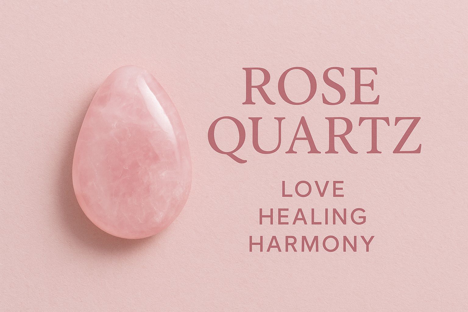 Spiritual Uses and Benefits of Rose Quartz