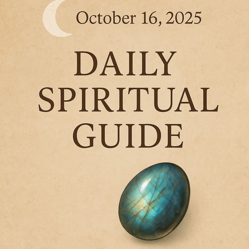 Spiritual Guide for October 16 2025– Thursday