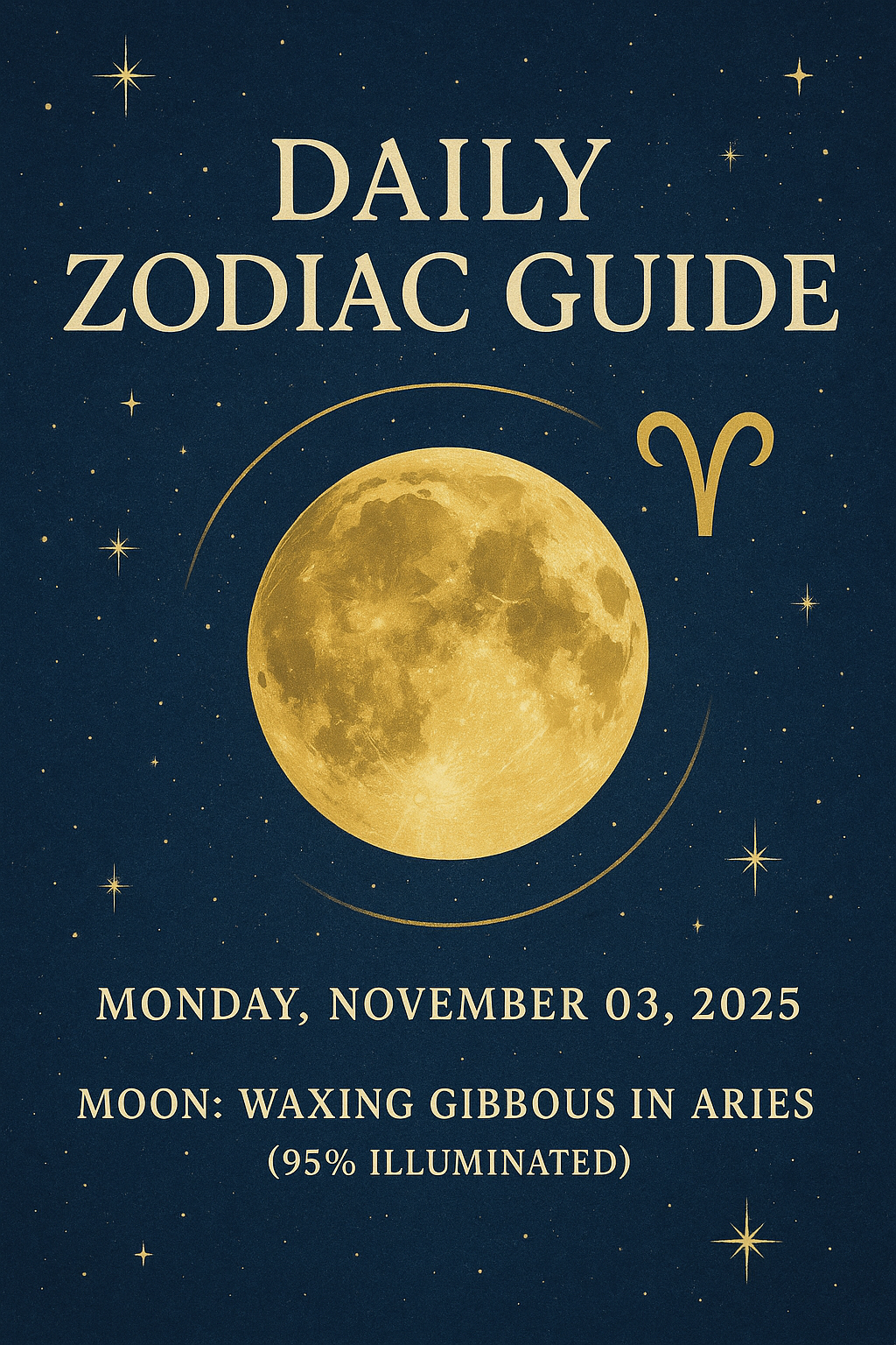 Daily Zodiac Guide — Monday, November 03, 2025